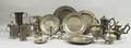 Twenty Pieces of Pewter Tableware