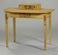 Mustard Yellow Paintdecorated Pine Dressing Table