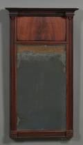 Federal Carved Mahogany Mirror