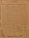 Declaration of Independence Facsimile