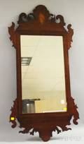 Chippendale Inlaid Mahogany Mirror