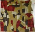 Folk Art Pieced Wool Patchwork Quilt