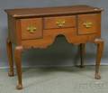 Redstained Queen Anne Pine and Maple Lowboy