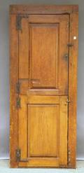 Country Pine Cupboard with Two Paneled Doors