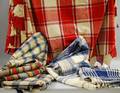 Seven Homespun Textile Items