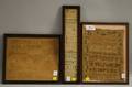 Three Framed 19th Century Needlework Samplers