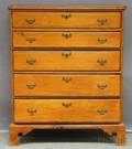 Pine Fivedrawer Tall Chest
