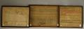 Three Framed 19th Century American Needlework Samplers
