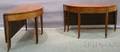 Federal Mahogany Twopart Banquet Table