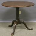 Chippendale Mahogany Tilttop Tea Table