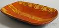Slipdecorated Redware Loaf Dish