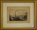George Virtue publisher London Early 19th Century The Ferry at Brooklyn New York
