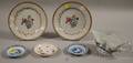 Six Export Asian Porcelain Table Items