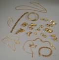 Large Group of Gold Jewelry