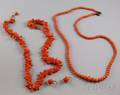 Small Group of Coral Jewelry