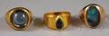 Three Gentlemans 18kt Gold and Gemstone Rings