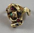 Lebolt 14kt Gold Gemset Ring