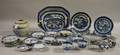Thirty Pieces of Chinese Export Porcelain Canton Tableware