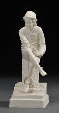 Parian Ware Figure of Young Columbus