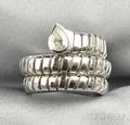 18kt White Gold and Diamond Ring Bulgari