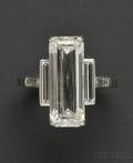 Important Platinum and Diamond Ring Cartier