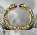 14kt Gold Gemset Bangle David Yurman