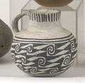 Black on white prehistoric Roosevelt jug ca 1200 AD