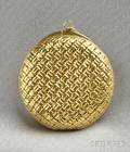 18kt Gold Locket Van Cleef  Arpels
