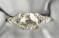 Art Deco Platinum and Diamond Solitaire