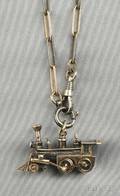 Antique Locomotive Watch Fob