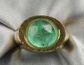 18kt Gold and Emerald Ring David Webb