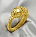 Highkarat Gold Lions Head Ring
