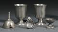 Five Pewter Items