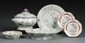 Six Chinese Export Porcelain Table Items