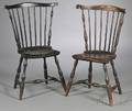 Two Windsor Fanback Side Chairs
