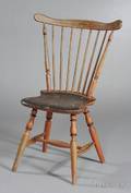 Paintdecorated Windsor Fanback Side Chair