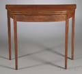 Federal Inlaid Mahogany Card Table