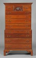 Chippendale Carved Cherry Chestonchest