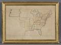 Quaker Schoolgirl Map of the United States