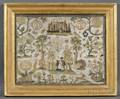 English Pictorial Silk Needlework