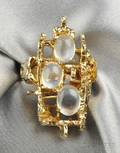 14kt Gold and Moonstone Ring