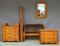 Group of Mostly Pine Bedroom Furniture