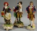 Three Handpainted Paris Porcelain Figures