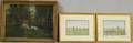Three Framed American School Works