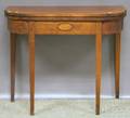 Federalstyle Inlaid Mahogany and Mahogany Veneer Card Table