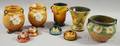Nine Pieces of Assorted Roseville and Weller Art Pottery