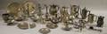 Approximately Thirty Pieces of Decorative Pewter Tableware and Hollowware