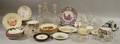 Approximately Fifty Pieces of Assorted Porcelain and Ceramic Tableware and Twenty Pieces of Colorless Cut and Pressed Glass Tableware