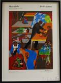 Jacob Lawrence Lithograph Exhibition Poster Memorabilia AfricanAmerican Artists 18801987 April 1May 14 1981 Vassar College A