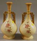 Pair of Royal Rudolstadt Porcelain Vases